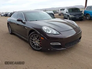 2011 Porsche Panamera Turbo with VIN WP0AC2A70BL090139, listed as a IAAI auction lot 41721430 with 65,160 mi miles. Bid and sale history available at carsss.com. Image 1.