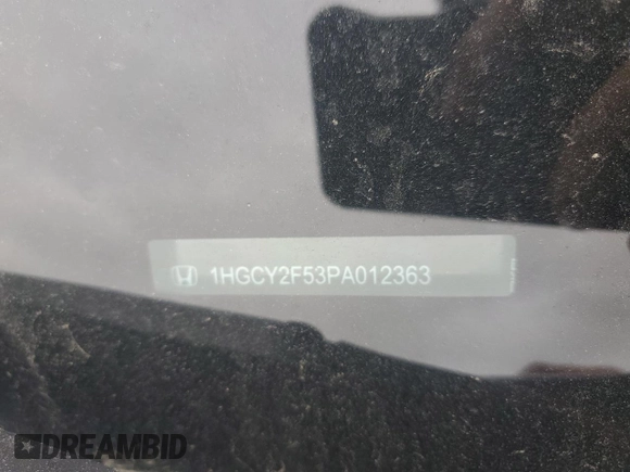 2023 Honda Accord Sport z VIN 1HGCY2F53PA012363, wystawiony jako Copart lot #46443685 z przebiegiem 48 353 mil mil oraz Szkoda całkowita • Salvage title. Historia ofert i sprzedaży dostępna na DreamBid. Obrazek 12.