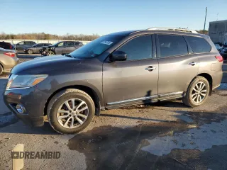 2014 Nissan Pathfinder S z VIN 5N1AR2MM9EC716366, wystawiony jako Copart lot #87512515 z przebiegiem 94 124 mil mil oraz Czysty tytuł • Clean title. Historia ofert i sprzedaży dostępna na DreamBid. Obrazek 1.
