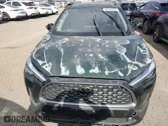 2023 Toyota Corolla Cross XLE z VIN 7MUDAABG2PV047865, wystawiony jako Copart lot #52755985 z przebiegiem 23 787 mil mil oraz Szkoda całkowita • Salvage title. Historia ofert i sprzedaży dostępna na DreamBid. Obrazek 5.
