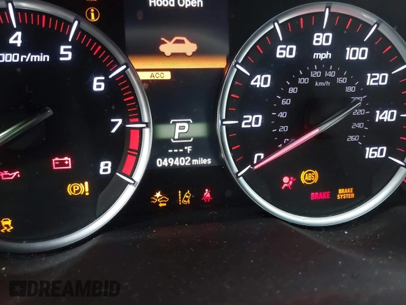 2019 Acura TLX w/A-Spec Pkg with VIN 19UUB1F61KA002075, listed as a IAAI auction lot 40991938 with 49,402 mi miles. Bid and sale history available at carsss.com. Image 15.
