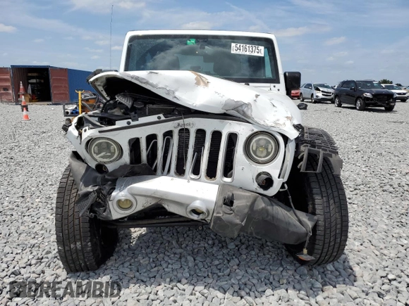 2018 Jeep Wrangler Unlimited Sahara z VIN 1C4BJWEGXJL838339, wystawiony jako Copart lot #54161375 z przebiegiem 70 556 mil mil oraz Szkoda całkowita • Salvage title. Historia ofert i sprzedaży dostępna na DreamBid. Obrazek 5.