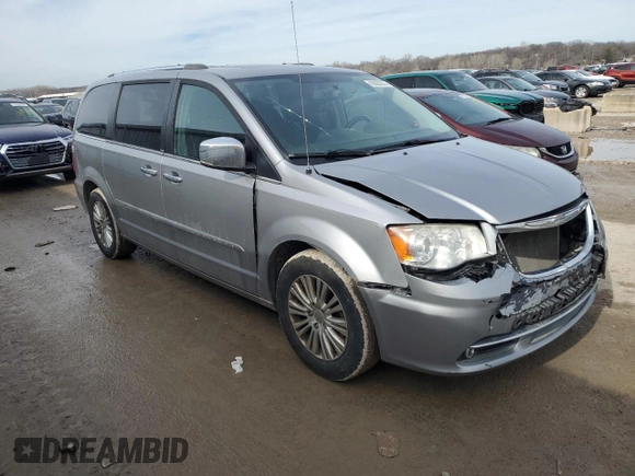 2013 Chrysler Town & Country Limited with VIN 2C4RC1GGXDR647749, listed as a Copart auction lot 43828335 with 107,298 mi miles and Salvage Title. Bid and sale history available at carsss.com. Image 4.