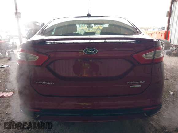 2014 Ford Fusion Titanium with VIN 3FA6P0K97ER204843, listed as a IAAI auction lot 41614434 with 110,165 mi miles. Bid and sale history available at carsss.com. Image 16.