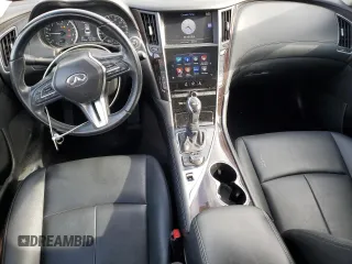 2019 Infiniti Q50 Luxe with VIN JN1EV7AR7KM557533, listed as a Copart auction lot 52172225 with 97,270 mi miles and Salvage title. Bid and sale history available at DreamBid. Image 8.