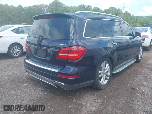 2017 Mercedes-Benz GLS 450 with VIN 4JGDF6EE3HA841867, listed as a IAAI auction lot 42562265 with Not provided miles and . Bid and sale history available at DreamBid. Image 4.
