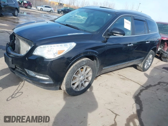 2016 Buick Enclave Leather with VIN 5GAKVBKD8GJ213242, listed as a IAAI auction lot 41649336 with 145,802 mi miles and . Bid and sale history available at DreamBid. Image 2.