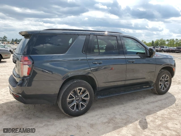 2022 Chevrolet Tahoe Z71 with VIN 1GNSKPKD3NR165367, listed as a Copart auction lot 73148944 with 44,235 mi miles and Salvage Title. Bid and sale history available at carsss.com. Image 3.