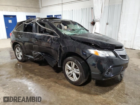 2013 Acura RDX with VIN 5J8TB4H33DL006166, listed as a Copart auction lot 49956645 with 0 mi miles and Salvage Title. Bid and sale history available at carsss.com. Image 4.