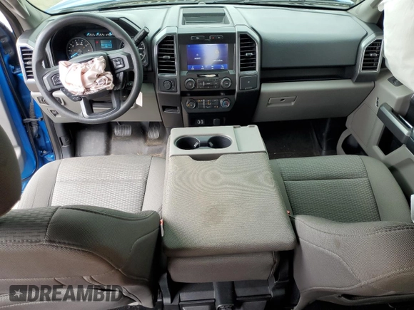 2020 Ford F-150 XL with VIN 1FTEW1E4XLFB00873, listed as a Copart auction lot 58378645 with 109,721 mi miles and Salvage title. Bid and sale history available at DreamBid. Image 8.