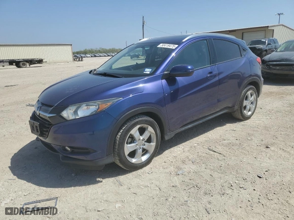 2016 Honda HR-V EX-L w/Navi with VIN 3CZRU5H74GM726813, listed as a Copart auction lot 50419475 with 184,940 mi miles and Salvage Title. Bid and sale history available at carsss.com. Image 1.