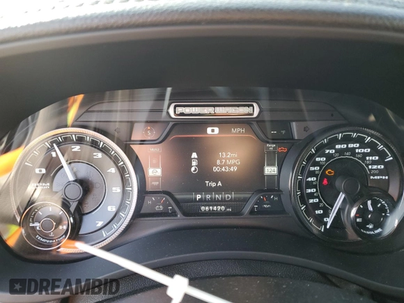 2020 Ram 2500 Power Wagon с VIN 3C6TR5EJ9LG139987, выставлен на аукционе Copart как лот 84085534 с пробегом 61 420 миль миль и Списание • Salvage title. История ставок и продаж доступна на DreamBid. Изображение 9.