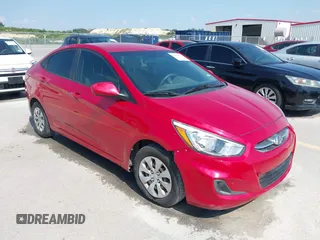 2016 Hyundai Accent SE z VIN KMHCT4AE4GU164307, wystawiony jako IAAI lot #42290071 z przebiegiem 126 426 mil mil oraz . Historia ofert i sprzedaży dostępna na DreamBid. Obrazek 1.