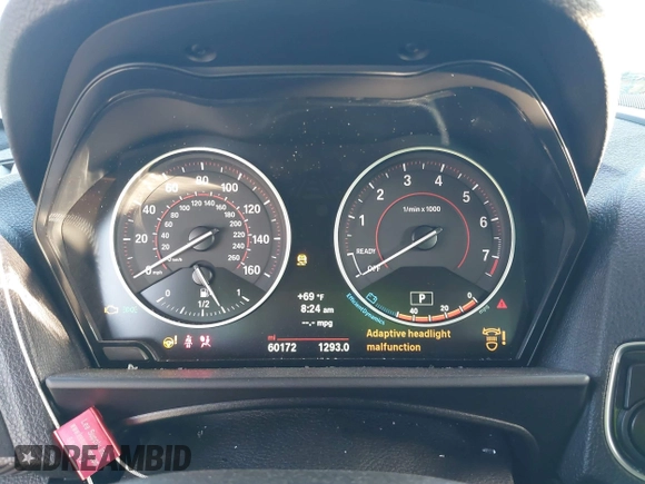 2016 BMW 2 Series M235i with VIN WBA1J7C55GV360926, listed as a IAAI auction lot 41482584 with 60,172 mi miles. Bid and sale history available at carsss.com. Image 7.