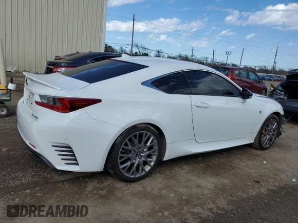 2017 Lexus RC 350 z VIN JTHHE5BC6H5017603, wystawiony jako Copart lot #88630625 z przebiegiem 130 452 mil mil oraz Szkoda całkowita • Salvage title. Historia ofert i sprzedaży dostępna na DreamBid. Obrazek 3.