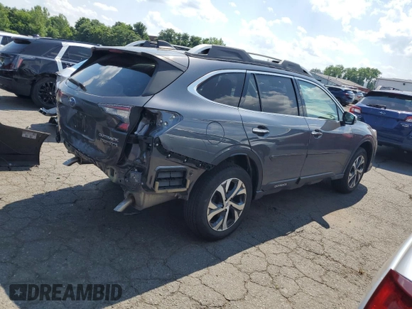 2021 Subaru Outback Touring XT with VIN 4S4BTGPDXM3156368, listed as a Copart auction lot 62634745 with 29,335 mi miles and Salvage title. Bid and sale history available at DreamBid. Image 3.