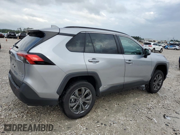 2024 Toyota RAV4 Hybrid XLE Premium with VIN 4T3B6RFV8RU162725, listed as a Copart auction lot 53995045 with 7,293 mi miles and Salvage Title. Bid and sale history available at carsss.com. Image 3.