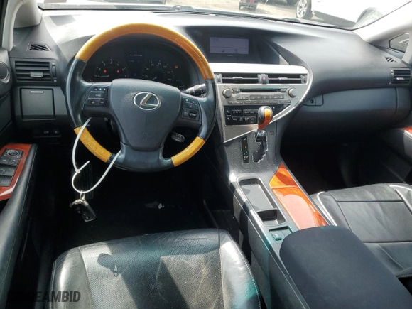 2010 Lexus RX 350 with VIN 2T2ZK1BA5AC020230, listed as a Copart auction lot 52918065 with 257,161 mi miles and Salvage Title. Bid and sale history available at carsss.com. Image 8.