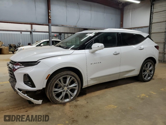 2020 Chevrolet Blazer Premier with VIN 3GNKBFRS0LS662742, listed as a Copart auction lot 41563495 with 78,379 mi miles and Salvage title. Bid and sale history available at DreamBid. Image 1.