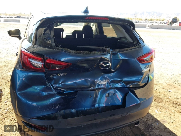 2019 Mazda CX-3 Sport with VIN JM1DKDB7XK1419841, listed as a IAAI auction lot 41699781 with 46,716 mi miles. Bid and sale history available at carsss.com. Image 6.