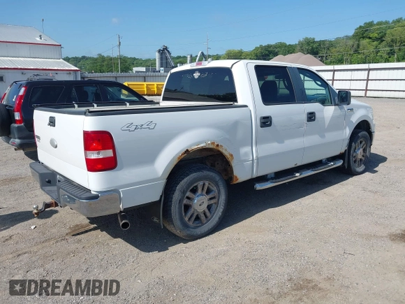 2008 Ford F-150 XLT with VIN 1FTPW14V28FB51861, listed as a IAAI auction lot 42802872 with 183,092 mi miles and . Bid and sale history available at DreamBid. Image 4.