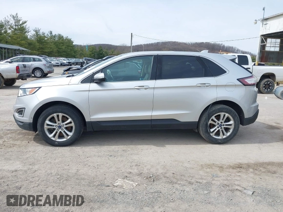 2015 Ford Edge SEL with VIN 2FMTK4J90FBC08880, listed as a IAAI auction lot 41821745 with 171,544 mi miles. Bid and sale history available at carsss.com. Image 15.