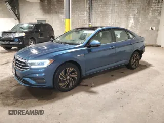 2019 Volkswagen Jetta SEL Premium с VIN 3VWGB7BU3KM204192, выставлен на аукционе Copart как лот 42998645 с пробегом 25 621 миль миль и Списание • Salvage title. История ставок и продаж доступна на DreamBid. Изображение 1.