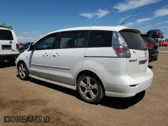 2007 Mazda 5 Touring with VIN JM1CR293670134081, listed as a Copart auction lot 63690455 with 138,117 mi miles and Salvage title. Bid and sale history available at DreamBid. Image 2.