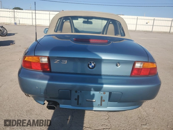 1998 BMW 3 Series 1.9L with VIN 4USCH7330WLD17155, listed as a Copart auction lot 72558844 with 187,190 mi miles and Salvage Title. Bid and sale history available at carsss.com. Image 6.