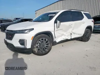 2023 Chevrolet Traverse RS with VIN 1GNEVJKW5PJ292416, listed as a Copart auction lot 50314205 with 13,488 mi miles and Salvage Title. Bid and sale history available at carsss.com. Image 1.