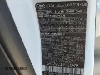 2015 Land Rover Discovery Sport HSE with VIN SALCR2BG0FH512496, listed as a Copart auction lot 47570685 with 137,319 mi miles and Clean Title. Bid and sale history available at carsss.com. Image 13.