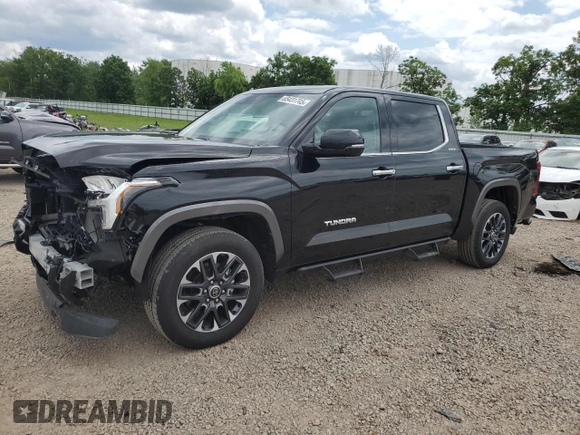 2024 Toyota Tundra Limited с VIN 5TFJA5DB4RX229828, выставлен на аукционе Copart как лот 65431745 с пробегом 10 738 миль миль и Списание • Salvage title. История ставок и продаж доступна на DreamBid. Изображение 1.