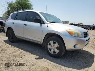 2007 Toyota RAV4 with VIN JTMZD33V576039632, listed as a Copart auction lot 51541925 with 127,765 mi miles and Salvage Title. Bid and sale history available at carsss.com. Image 4.