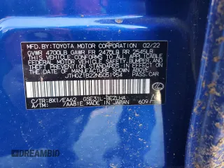 2022 Lexus IS 350 F Sport with VIN JTHGZ1B22N5051954, listed as a Copart auction lot 49489045 with Not provided miles and Salvage title. Bid and sale history available at DreamBid. Image 13.