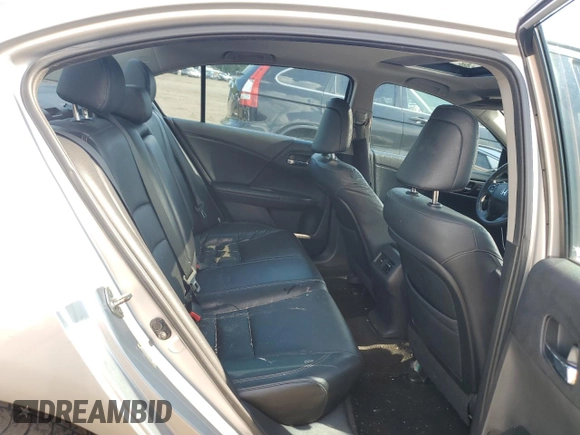 2014 Honda Accord Touring with VIN 1HGCR3F9XEA019863, listed as a Copart auction lot 62746355 with 229,044 mi miles and Salvage title. Bid and sale history available at DreamBid. Image 10.