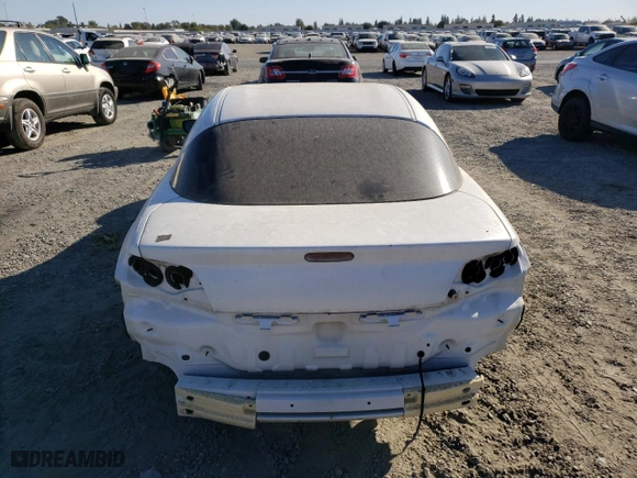 2005 Mazda RX-8 with VIN JM1FE173650147951, listed as a Copart auction lot 76422174 with 0 mi miles and Salvage Title. Bid and sale history available at carsss.com. Image 6.
