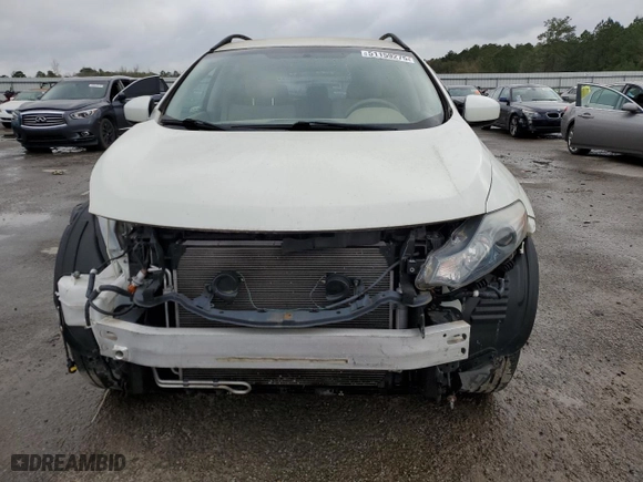 2010 Nissan Murano S with VIN JN8AZ1MU9AW017217, listed as a Copart auction lot 51159275 with 92,114 mi miles and Salvage Title. Bid and sale history available at carsss.com. Image 5.