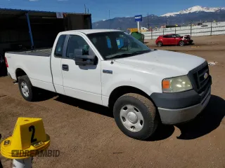 2008 Ford F-150 XL with VIN 1FTRF14W98KD16281, listed as a Copart auction lot 55631865 with 157,976 mi miles and Clean title. Bid and sale history available at DreamBid. Image 4.