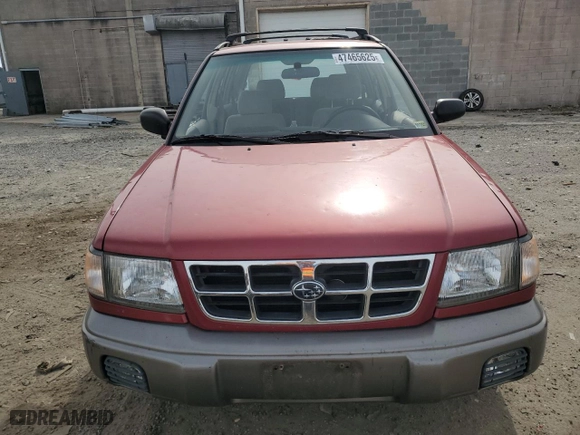 2000 Subaru Forester S with VIN JF1SF6559YH717725, listed as a Copart auction lot 47465625 with 192,072 mi miles and Clean Title. Bid and sale history available at carsss.com. Image 5.