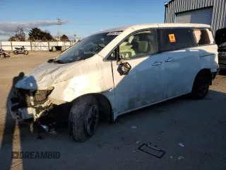 2015 Nissan Quest S with VIN JN8AE2KP6F9133379, listed as a Copart auction lot 88991795 with 0 mi miles and Salvage Title. Bid and sale history available at carsss.com. Image 1.