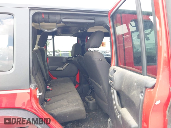 2015 Jeep Wrangler Unlimited Sport with VIN 1C4HJWDGXFL575918, listed as a IAAI auction lot 42349494 with Not provided miles and . Bid and sale history available at DreamBid. Image 8.