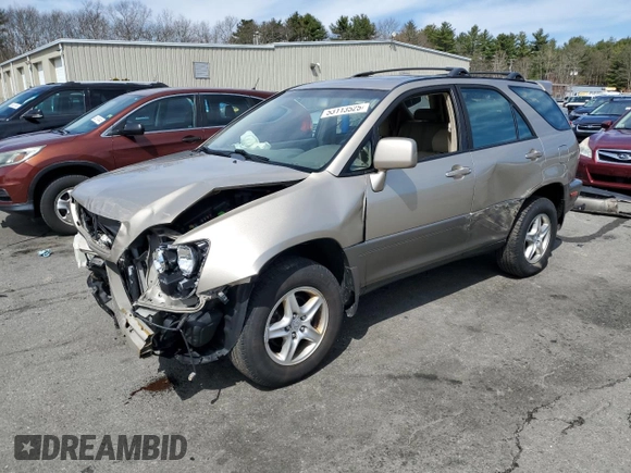 2000 Lexus RX 300 with VIN JT6HF10UXY0110826, listed as a Copart auction lot 53113525 with 76,971 mi miles and Clean Title. Bid and sale history available at carsss.com. Image 1.