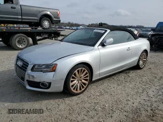 2010 Audi A5 Premium Plus with VIN WAULFAFHXAN019610, listed as a Copart auction lot 43423355 with 83,930 mi miles and Salvage Title. Bid and sale history available at carsss.com. Image 1.