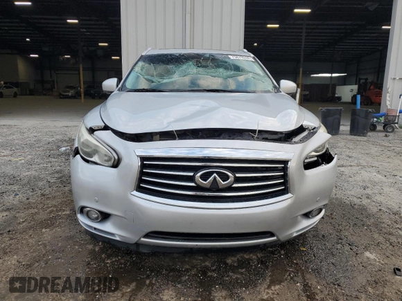 2013 Infiniti JX35 with VIN 5N1AL0MM5DC332332, listed as a Copart auction lot 75879244 with 159,209 mi miles and Salvage Title. Bid and sale history available at carsss.com. Image 5.