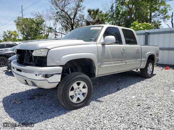 2006 Chevrolet Silverado 1500 LT1 with VIN 2GCEK13T961140492, listed as a Copart auction lot 53317345 with 145,724 mi miles and Salvage Title. Bid and sale history available at carsss.com. Image 1.