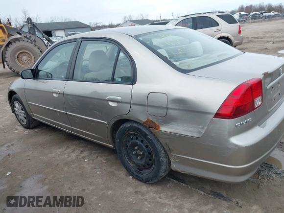 2005 Honda Civic LX with VIN 1HGES16555L000205, listed as a IAAI auction lot 41957842 with 202,394 mi miles and . Bid and sale history available at DreamBid. Image 14.