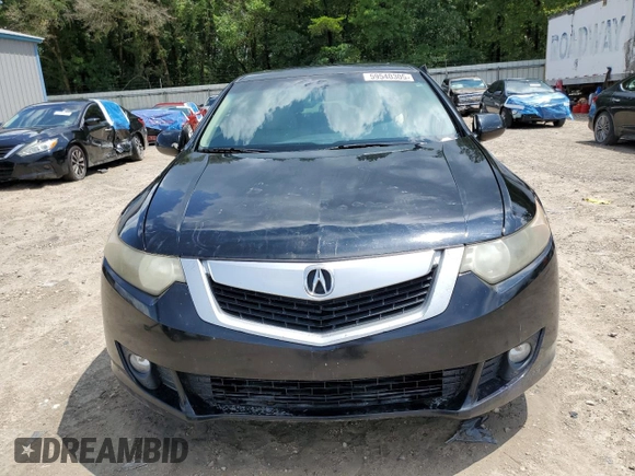2009 Acura TSX with VIN JH4CU26669C027738, listed as a Copart auction lot 59540305 with 280,897 mi miles and Salvage title. Bid and sale history available at DreamBid. Image 5.