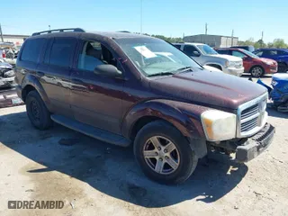 2005 Dodge Durango SLT with VIN 1D4HD48N65F600771, listed as a IAAI auction lot 41844359 with 207,073 mi miles. Bid and sale history available at carsss.com. Image 1.