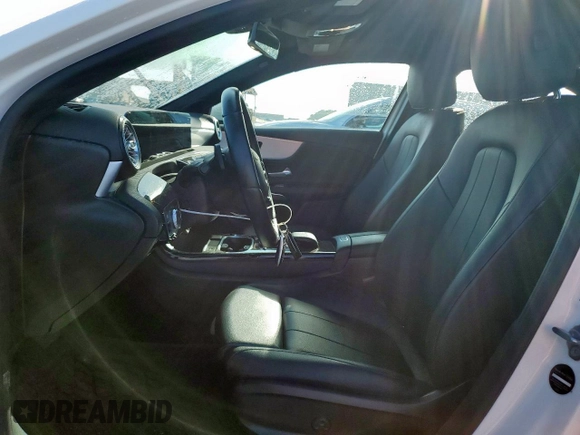 2021 Mercedes-Benz A 220 with VIN W1K3G4FB3MJ290216, listed as a Copart auction lot 58425955 with 55,537 mi miles and Salvage title. Bid and sale history available at DreamBid. Image 7.