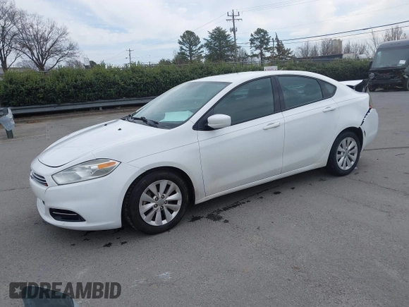 2014 Dodge Dart Aero with VIN 1C3CDFDHXED767301, listed as a IAAI auction lot 41686000 with 175,227 mi miles and . Bid and sale history available at carsss.com. Image 19.